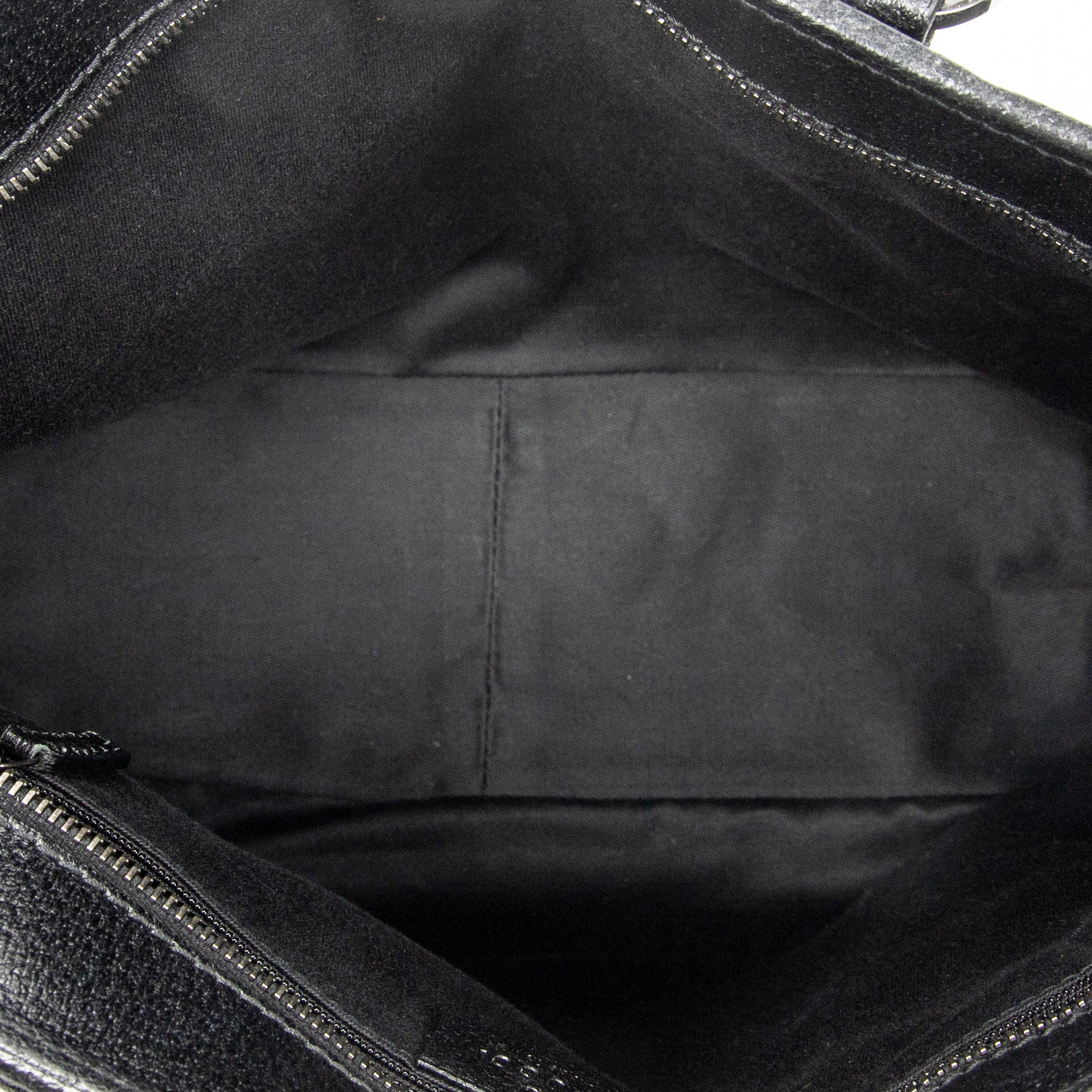 Shoulder Bag Jacquard Tote Black Monogrammed Canvas