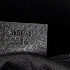 Shoulder Bag Jacquard Tote Black Monogrammed Canvas