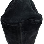 Shoulder Bag Double G Suede Tote Black Suede Leather