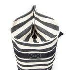 Handbag Cannes Tote PM Ivory Toile Striped Canvas