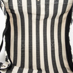 Handbag Cannes Tote PM Ivory Toile Striped Canvas