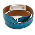 Bracelet Rivale Double Tour Bracelet XS Teal Swift Leather