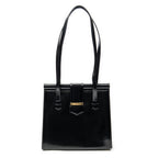 Shoulder Bag Vintage Frame Shoulder Bag Black Smooth Leather