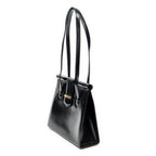 Shoulder Bag Vintage Frame Shoulder Bag Black Smooth Leather