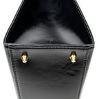 Shoulder Bag Vintage Frame Shoulder Bag Black Smooth Leather