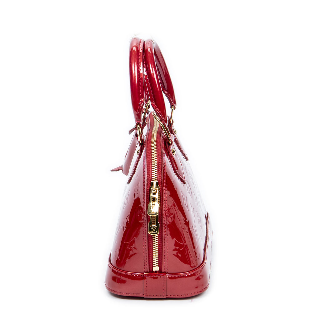 Handbag Alma BB Indian Rose Monogram Vernis