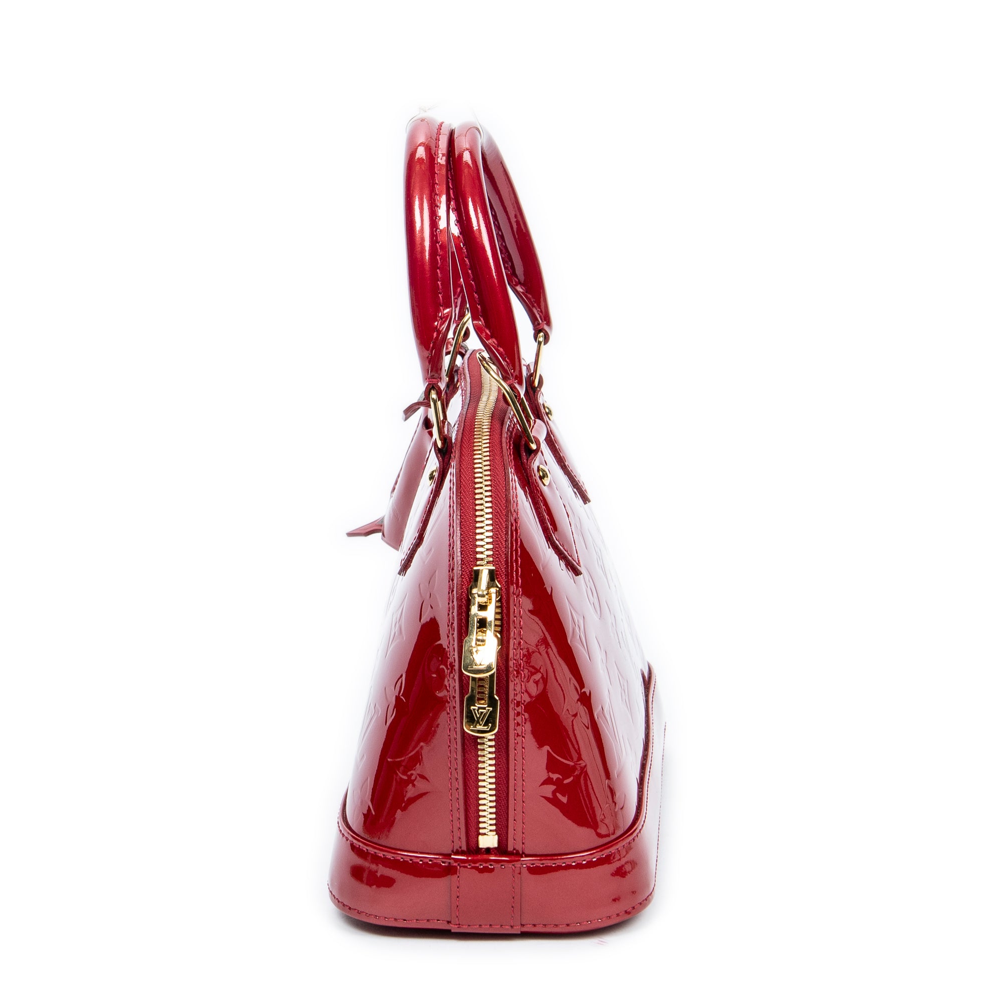 Handbag Alma BB Indian Rose Monogram Vernis