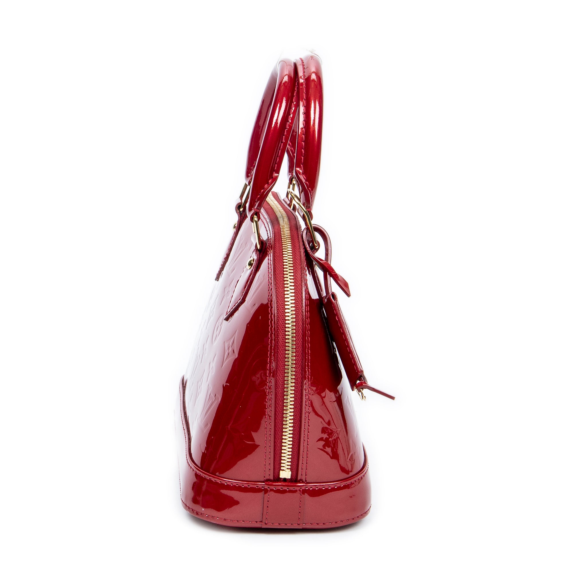 Handbag Alma BB Indian Rose Monogram Vernis