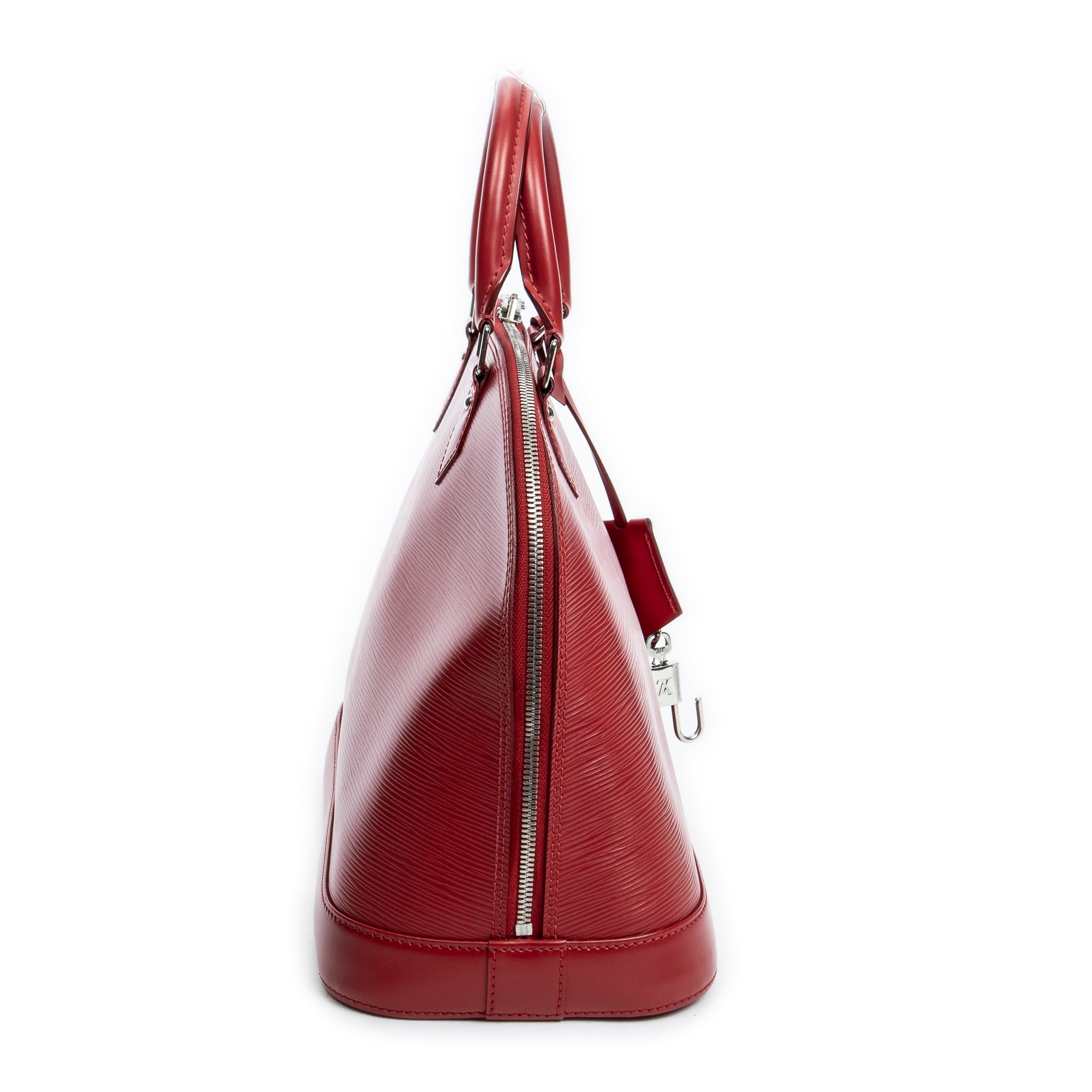 Handbag Alma MM Red Epi