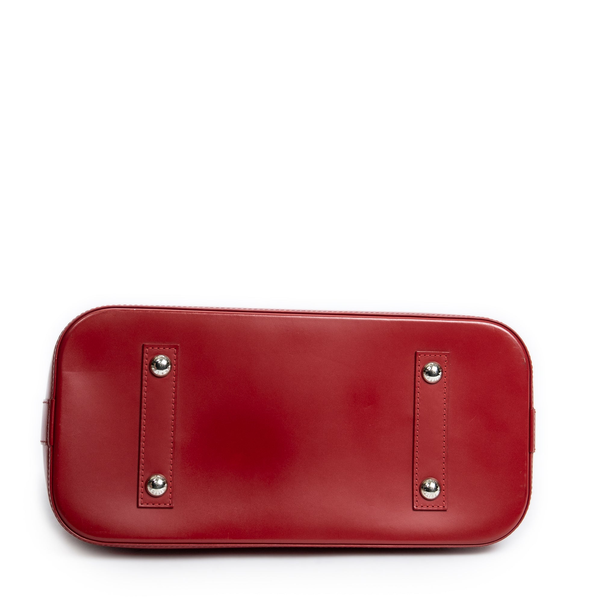 Handbag Alma MM Red Epi