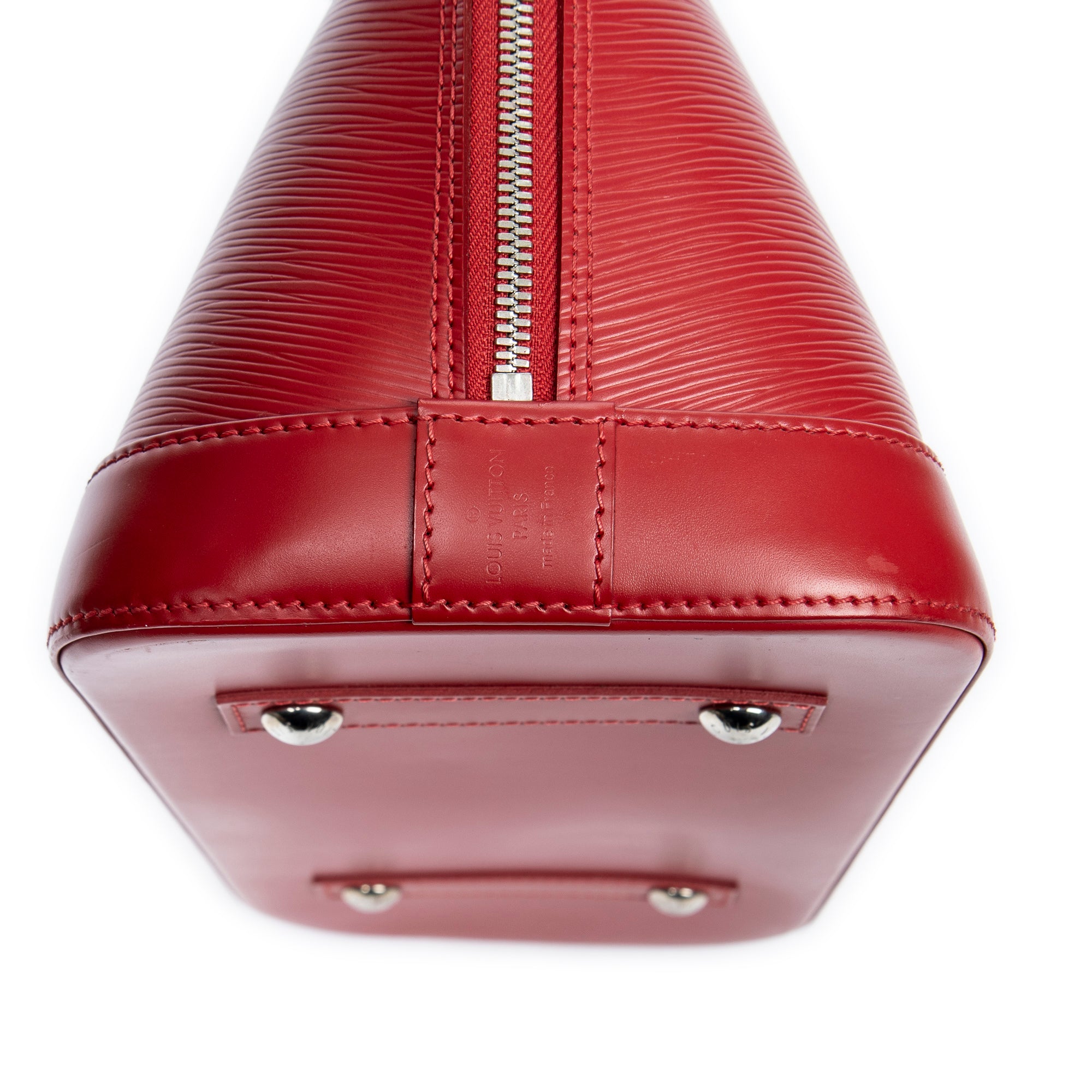 Handbag Alma MM Red Epi