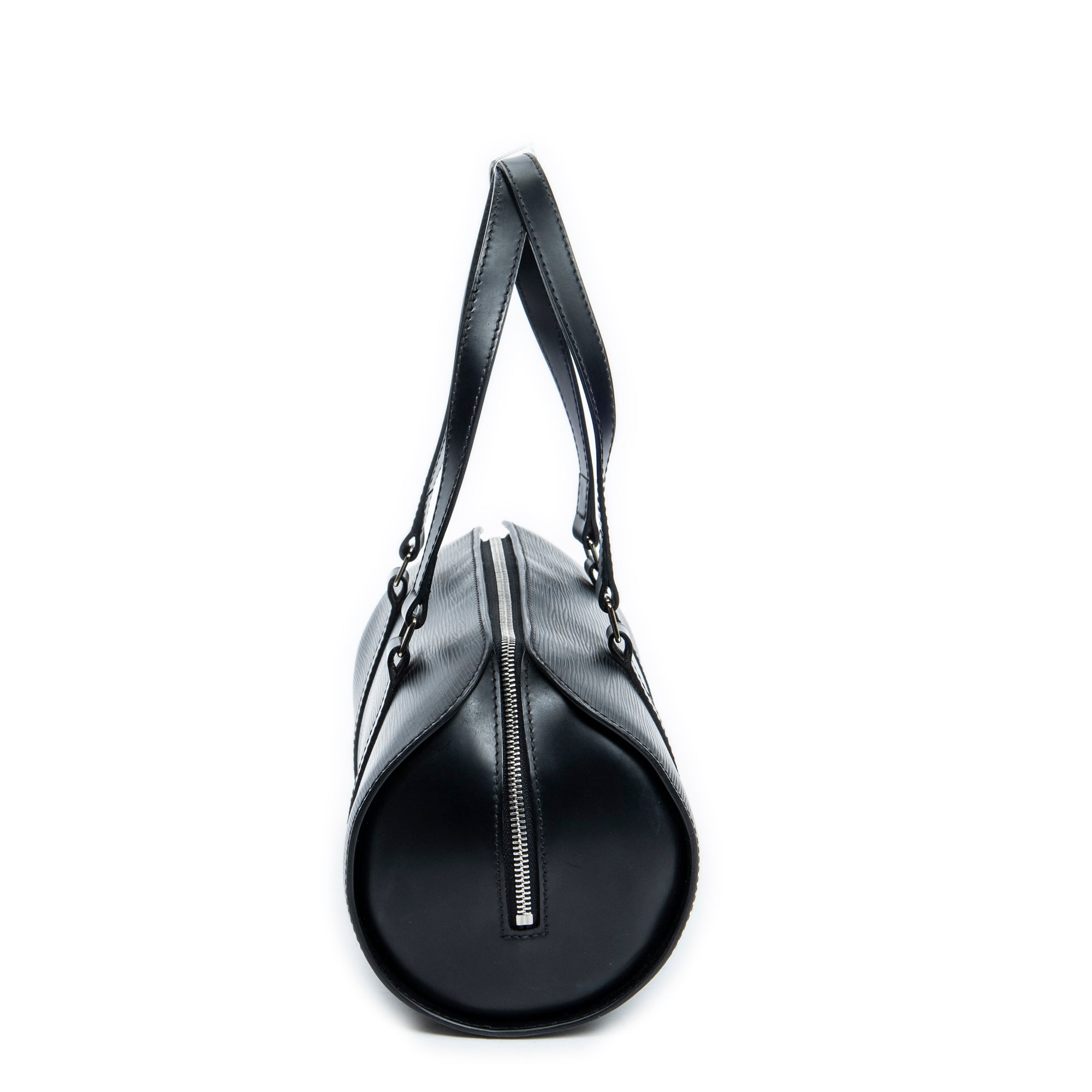 Sac bandoulière Soufflot cuir Épi noir