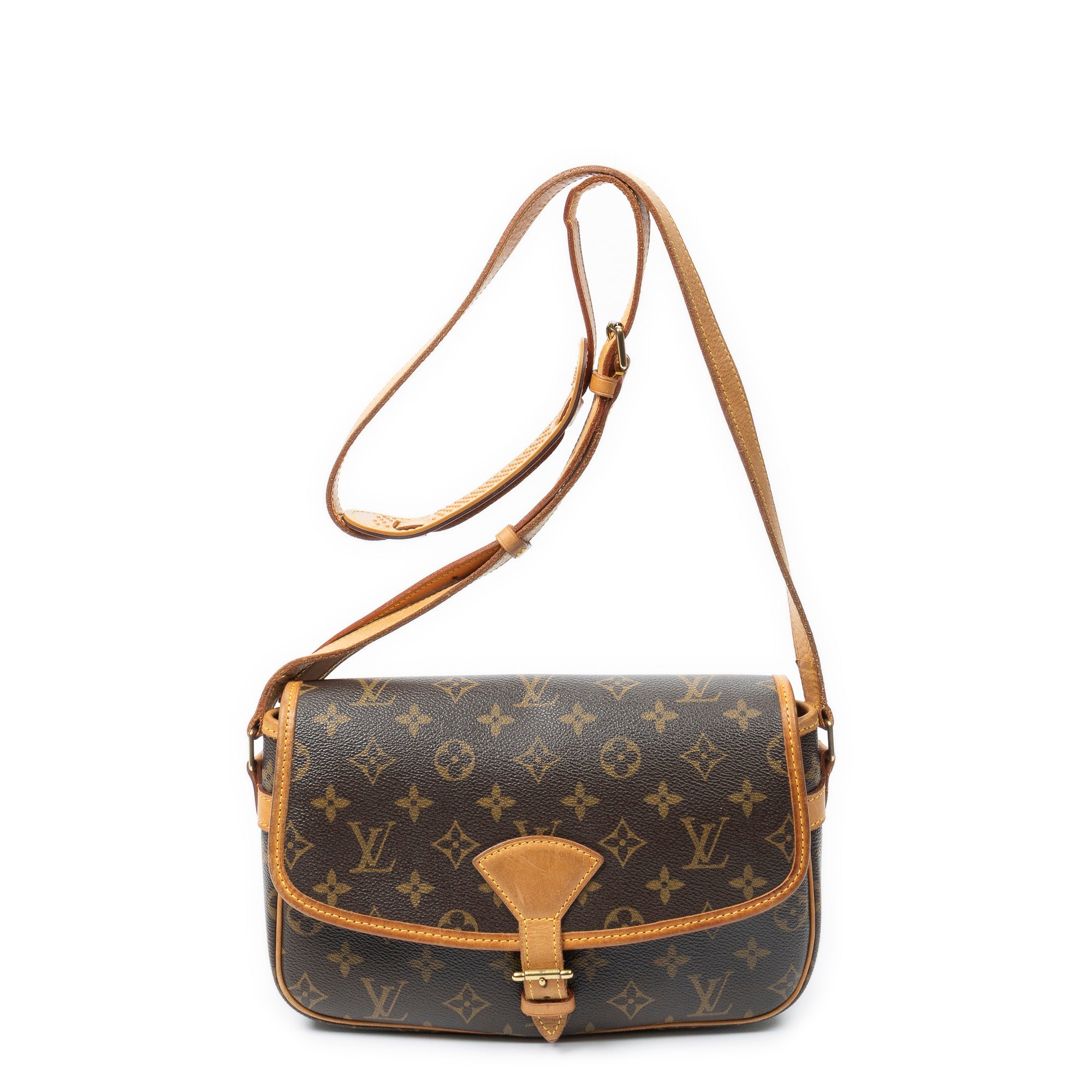 Shoulder Bag Sologne Brown Monogram Canvas