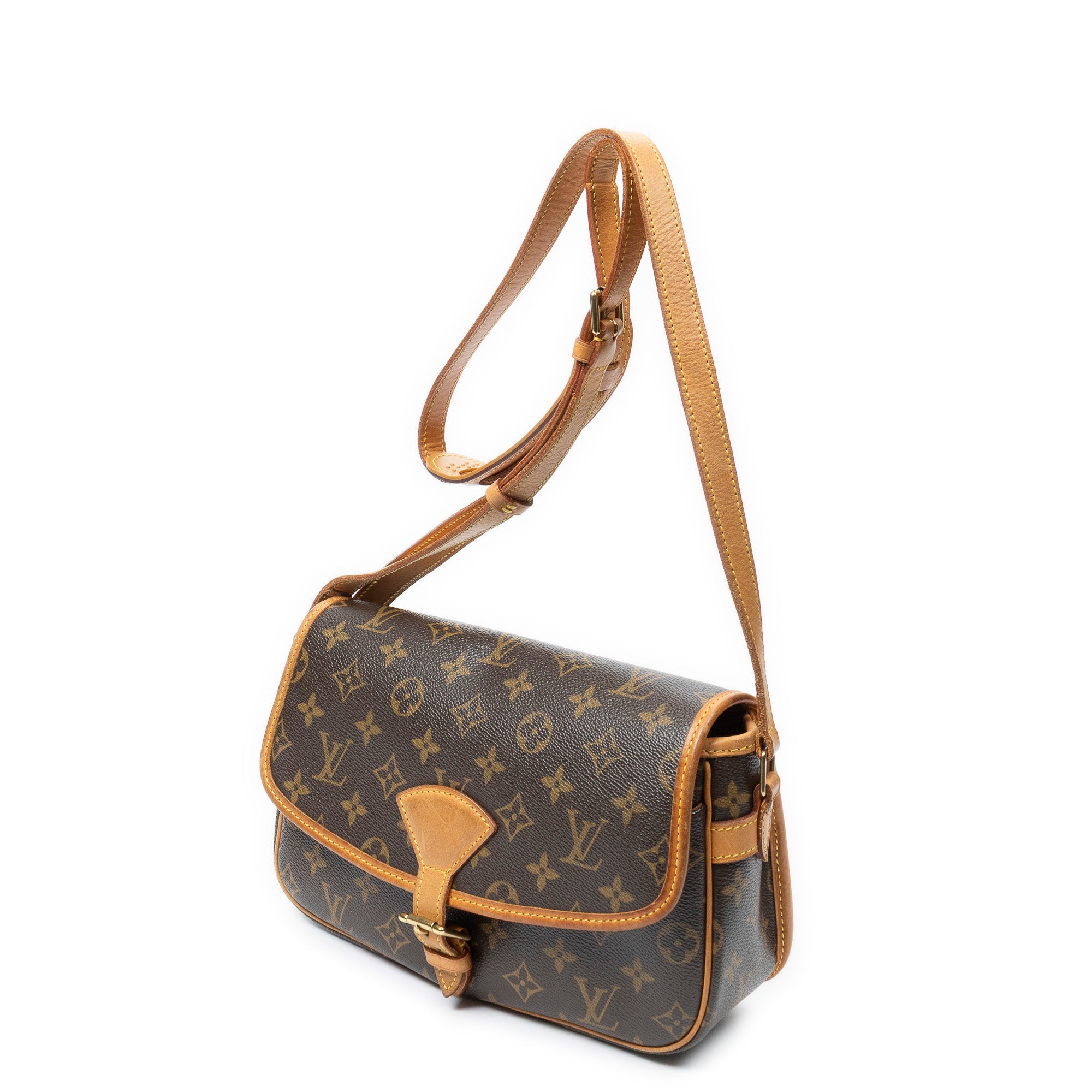 Shoulder Bag Sologne Brown Monogram Canvas