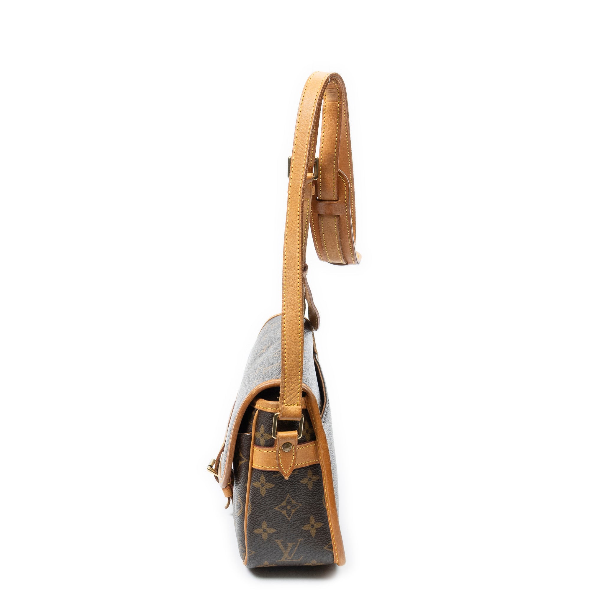 Shoulder Bag Sologne Brown Monogram Canvas