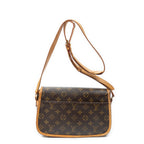 Shoulder Bag Sologne Brown Monogram Canvas