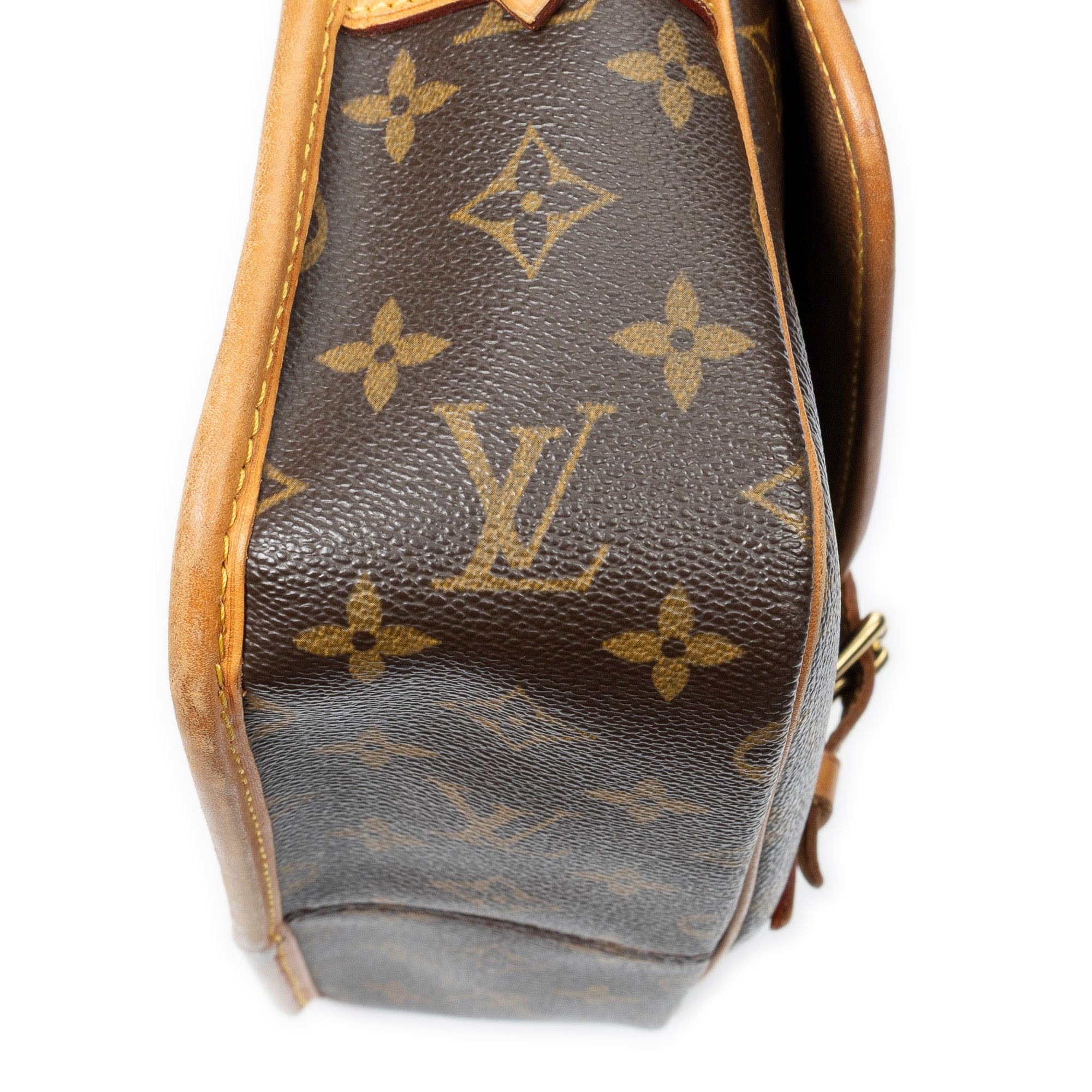 Shoulder Bag Sologne Brown Monogram Canvas