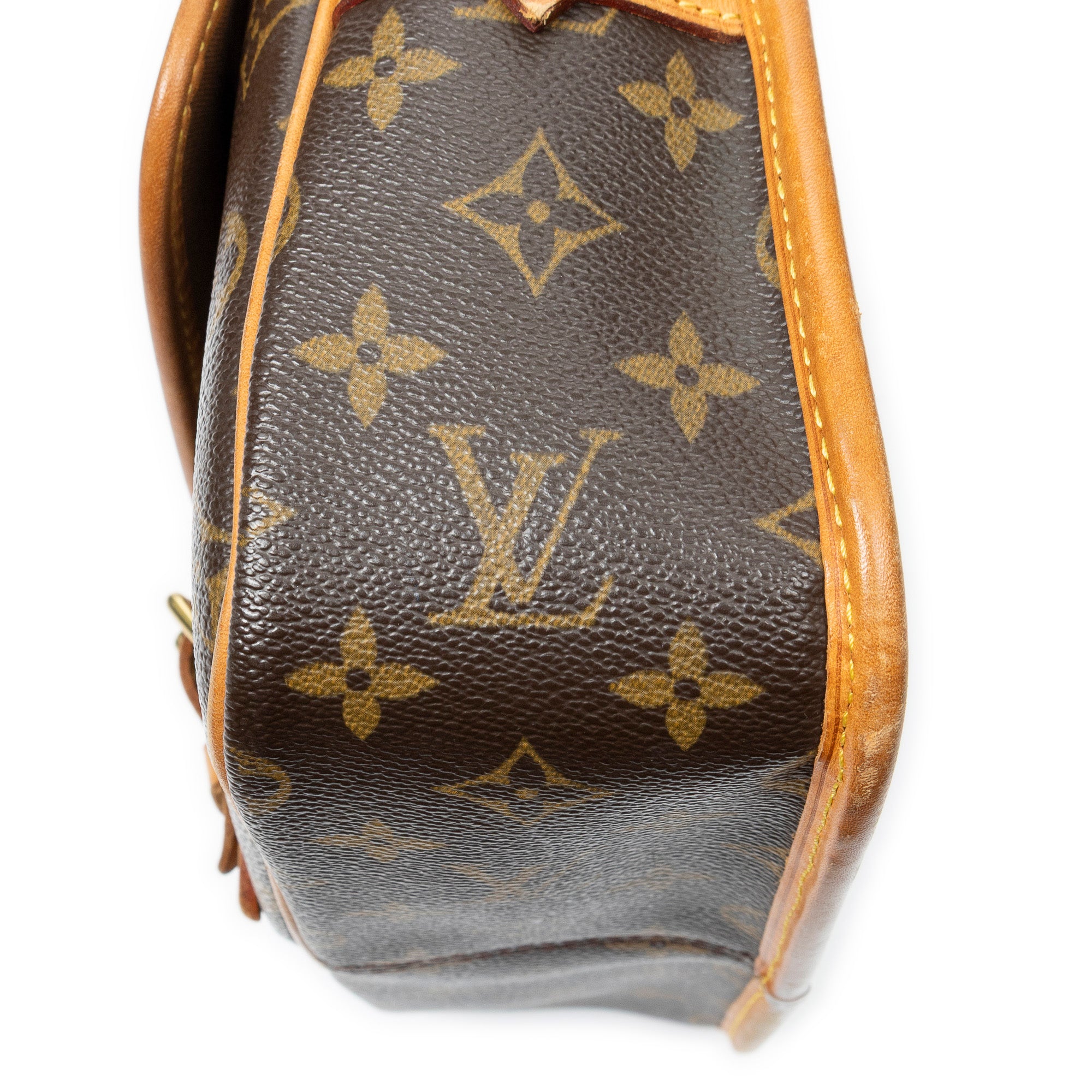 Shoulder Bag Sologne Brown Monogram Canvas