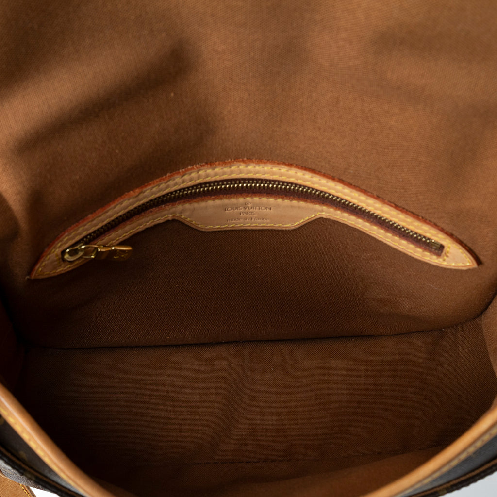 Shoulder Bag Sologne Brown Monogram Canvas