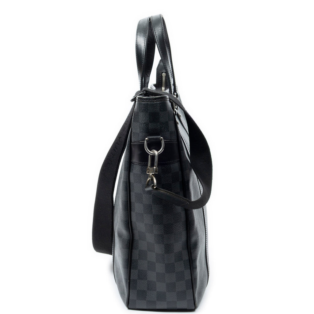 Shoulder Bag Tadao Black Damier Graphite