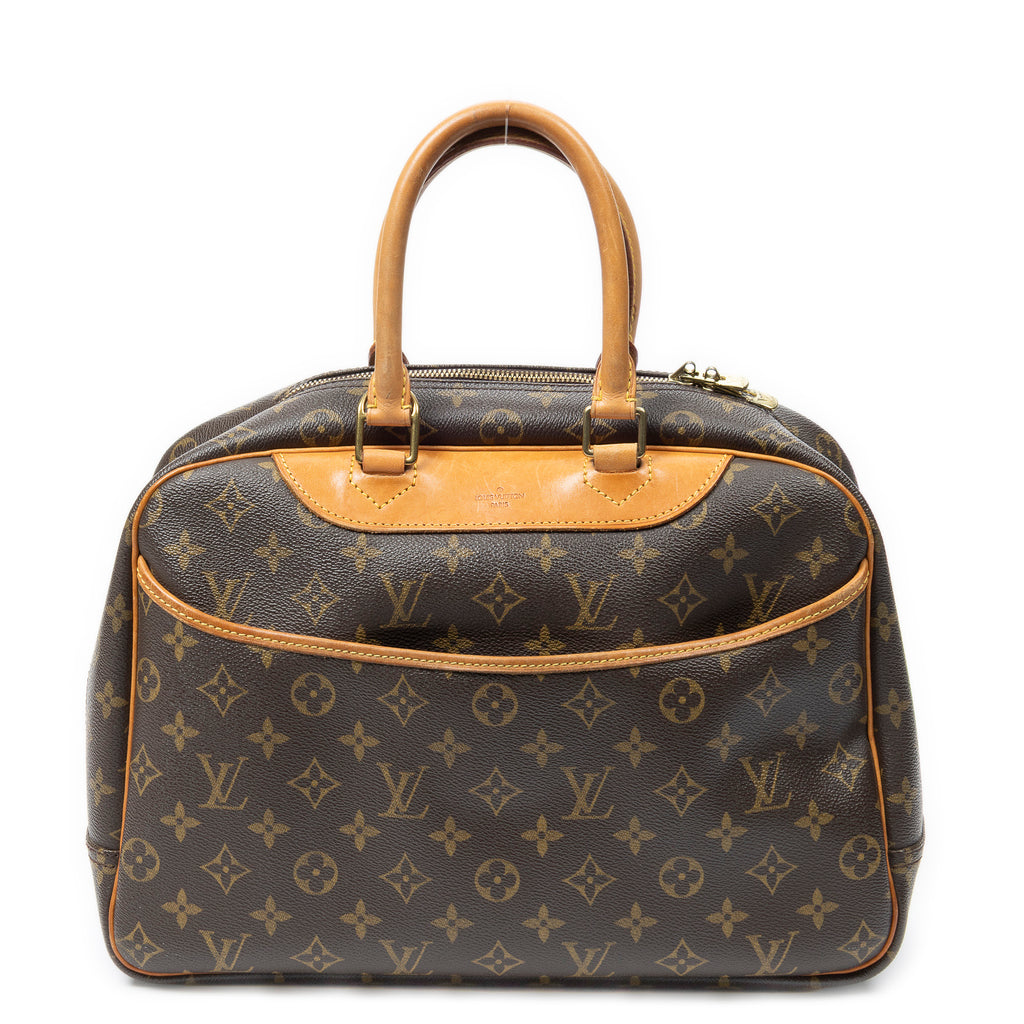 Handbag Deauville Brown Monogram Canvas