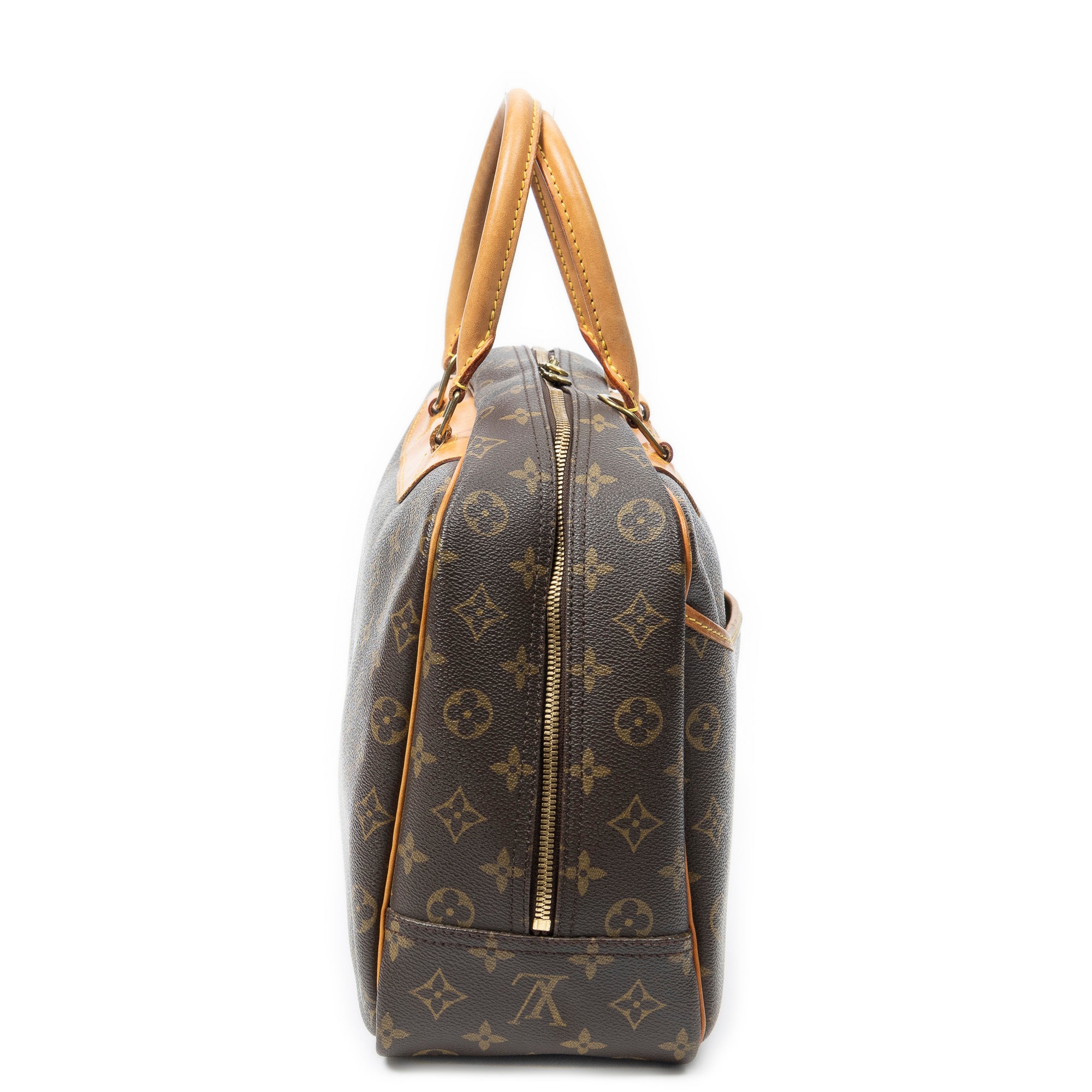 Handbag Deauville Brown Monogram Canvas
