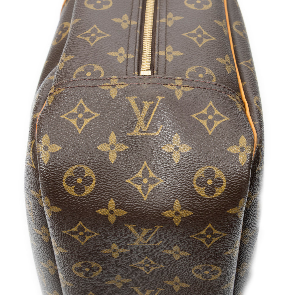 Handbag Deauville Brown Monogram Canvas