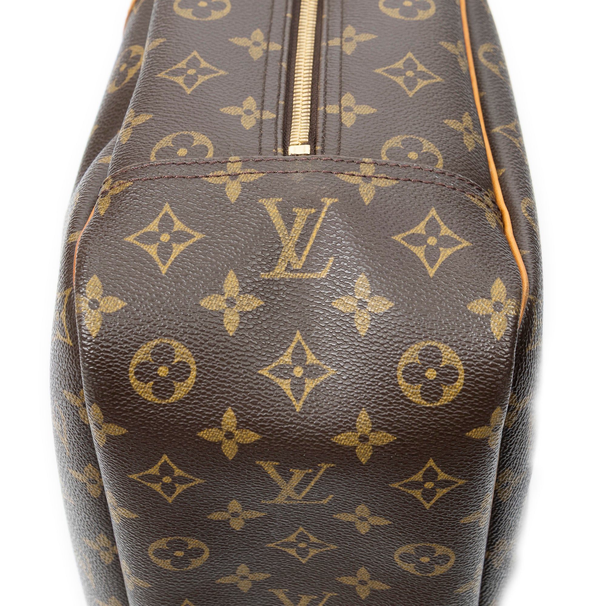 Handbag Deauville Brown Monogram Canvas