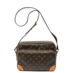 Shoulder Bag Nil Brown Monogram Canvas