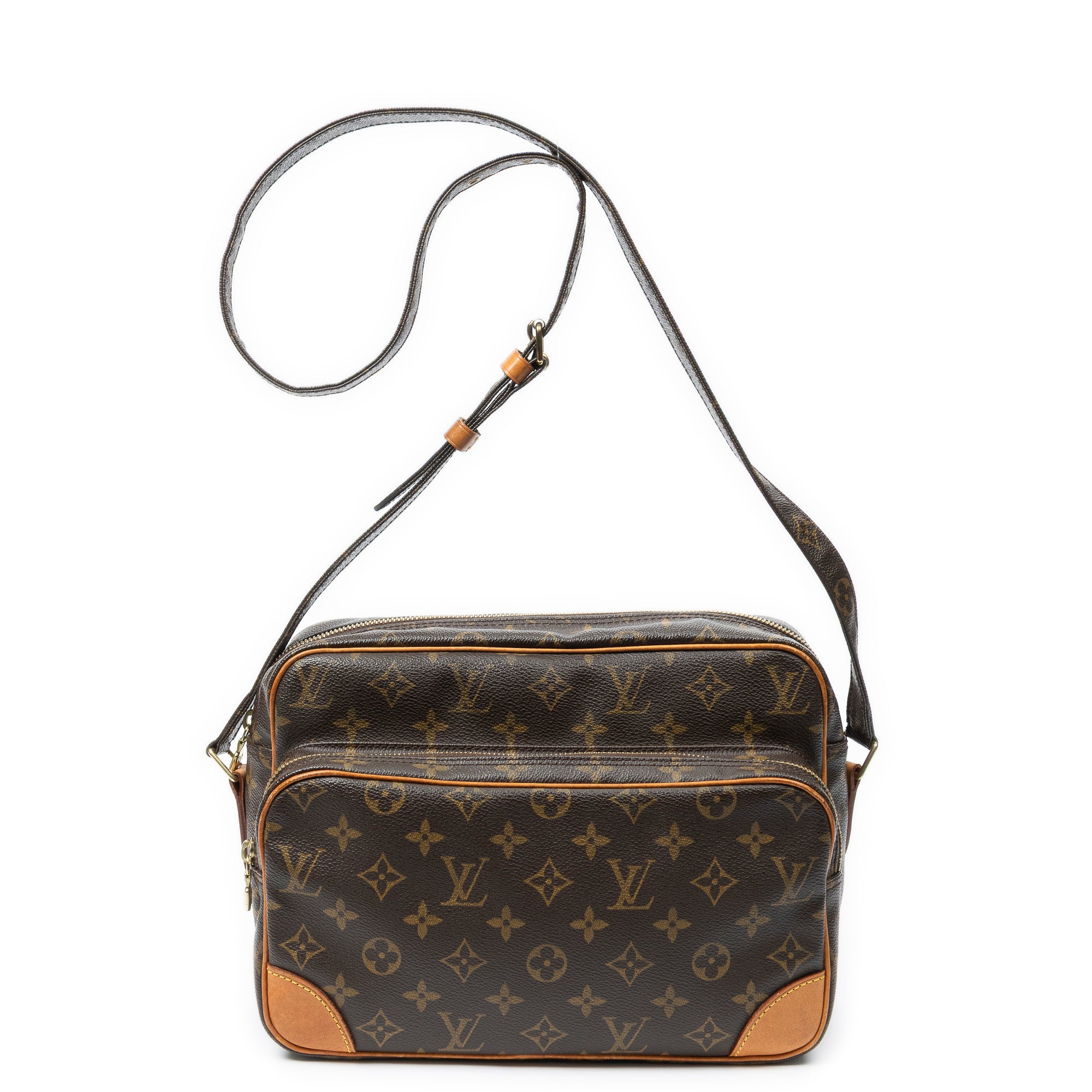 Shoulder Bag Nil Brown Monogram Canvas