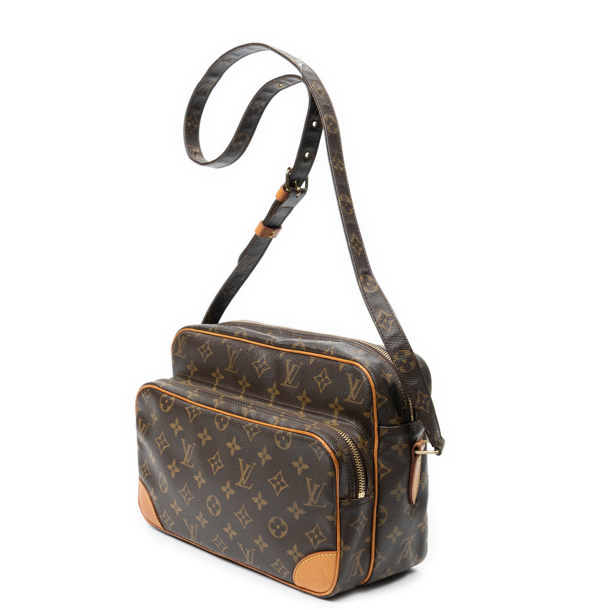 Shoulder Bag Nil Brown Monogram Canvas