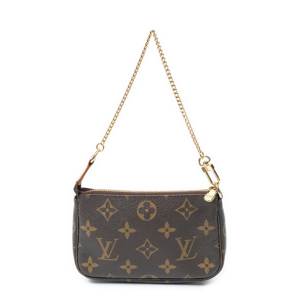 Pouch Mini Pochette Accessoires Brown Monogram Canvas