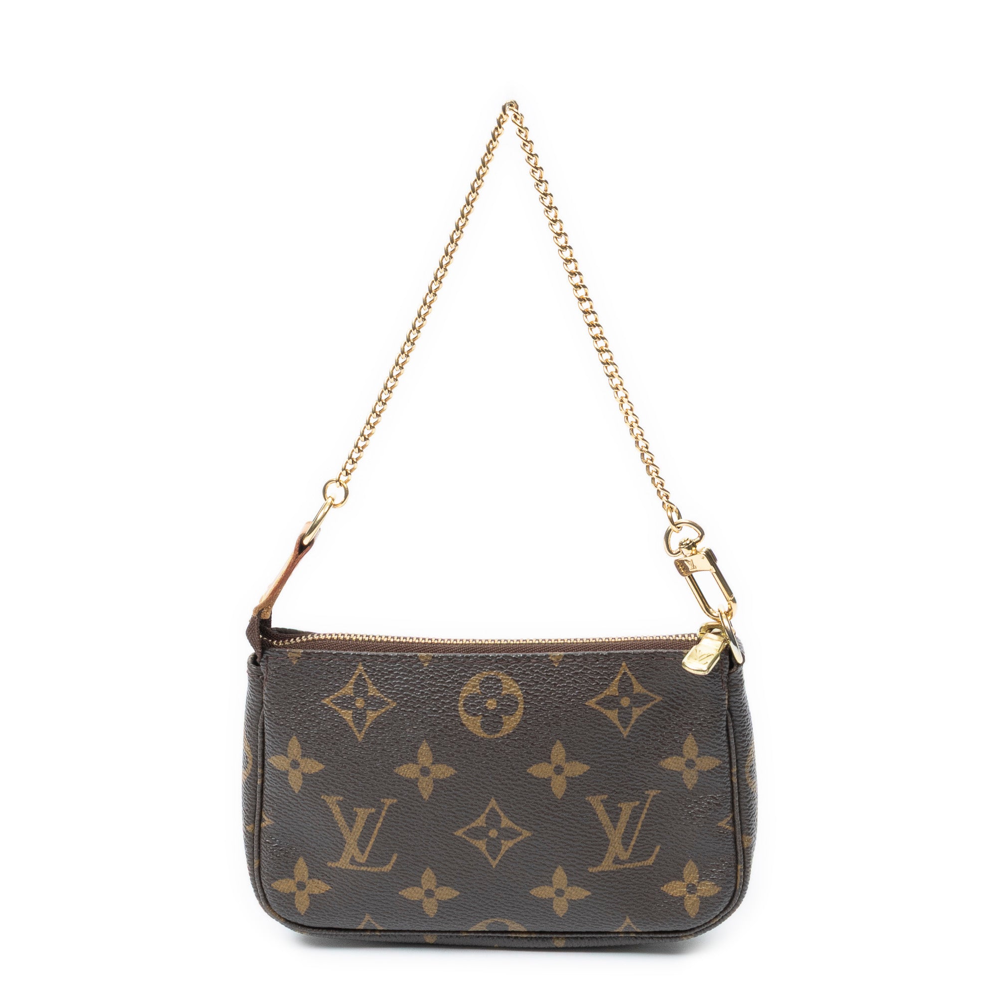 Pouch Mini Pochette Accessoires Brown Monogram Canvas