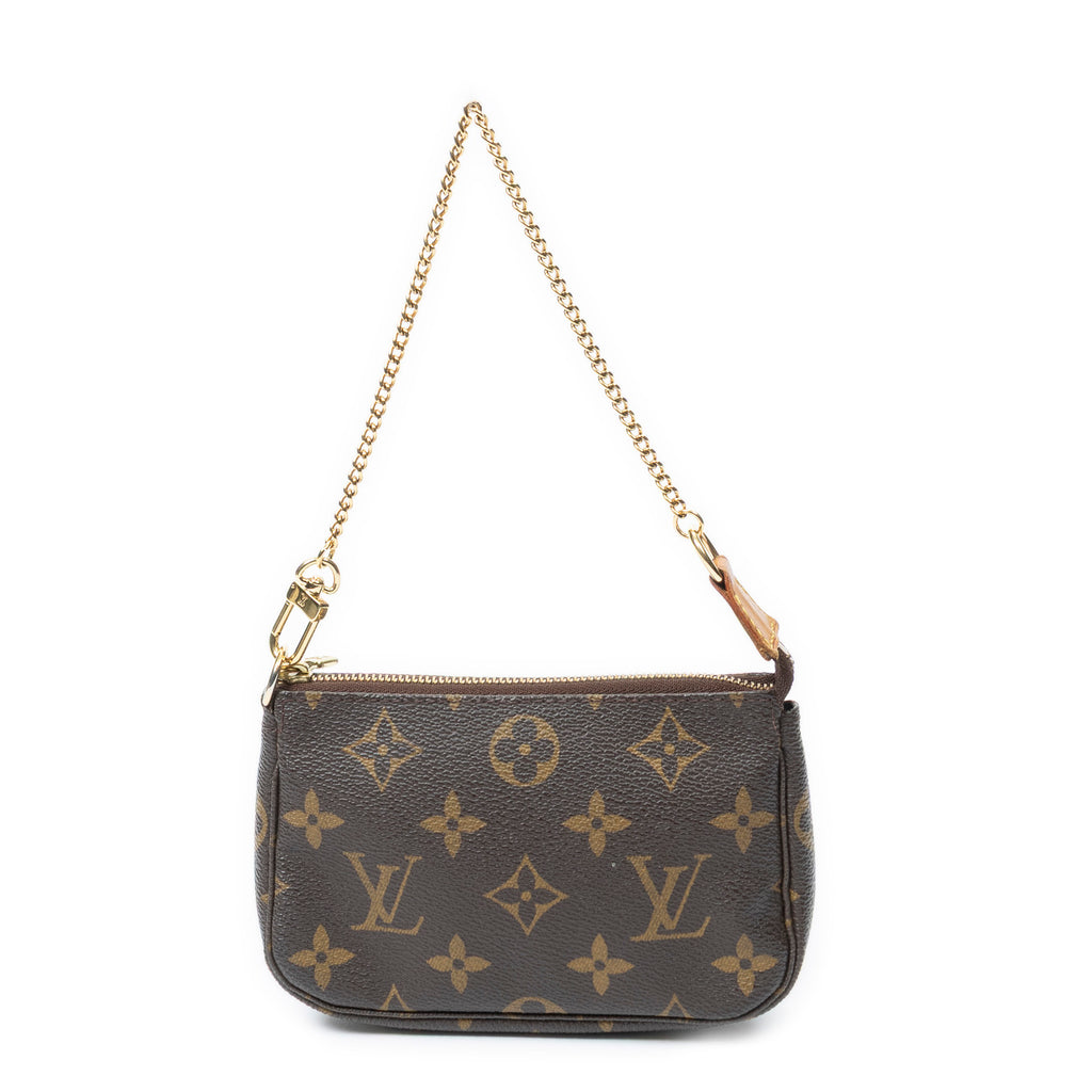 Pouch Mini Pochette Accessoires Brown Monogram Canvas