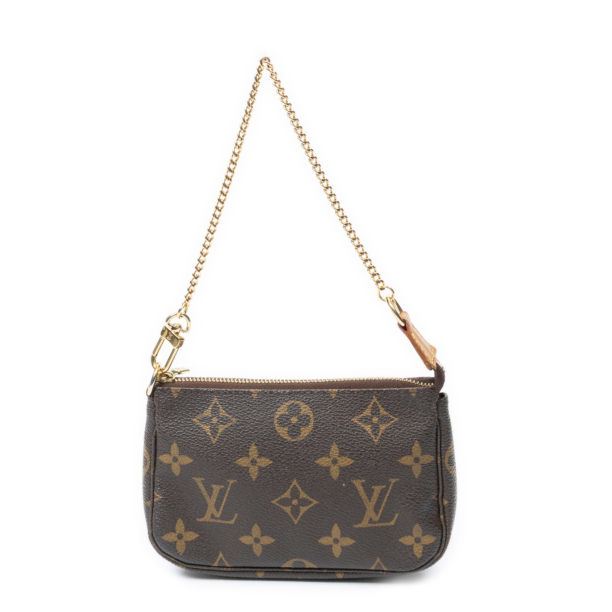 Pouch Mini Pochette Accessoires Brown Monogram Canvas