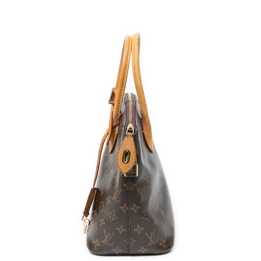Shoulder Bag Lockit PM Brown Monogram Canvas