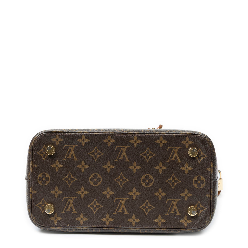 Sac porté épaule Lockit PM Toile Monogram marron