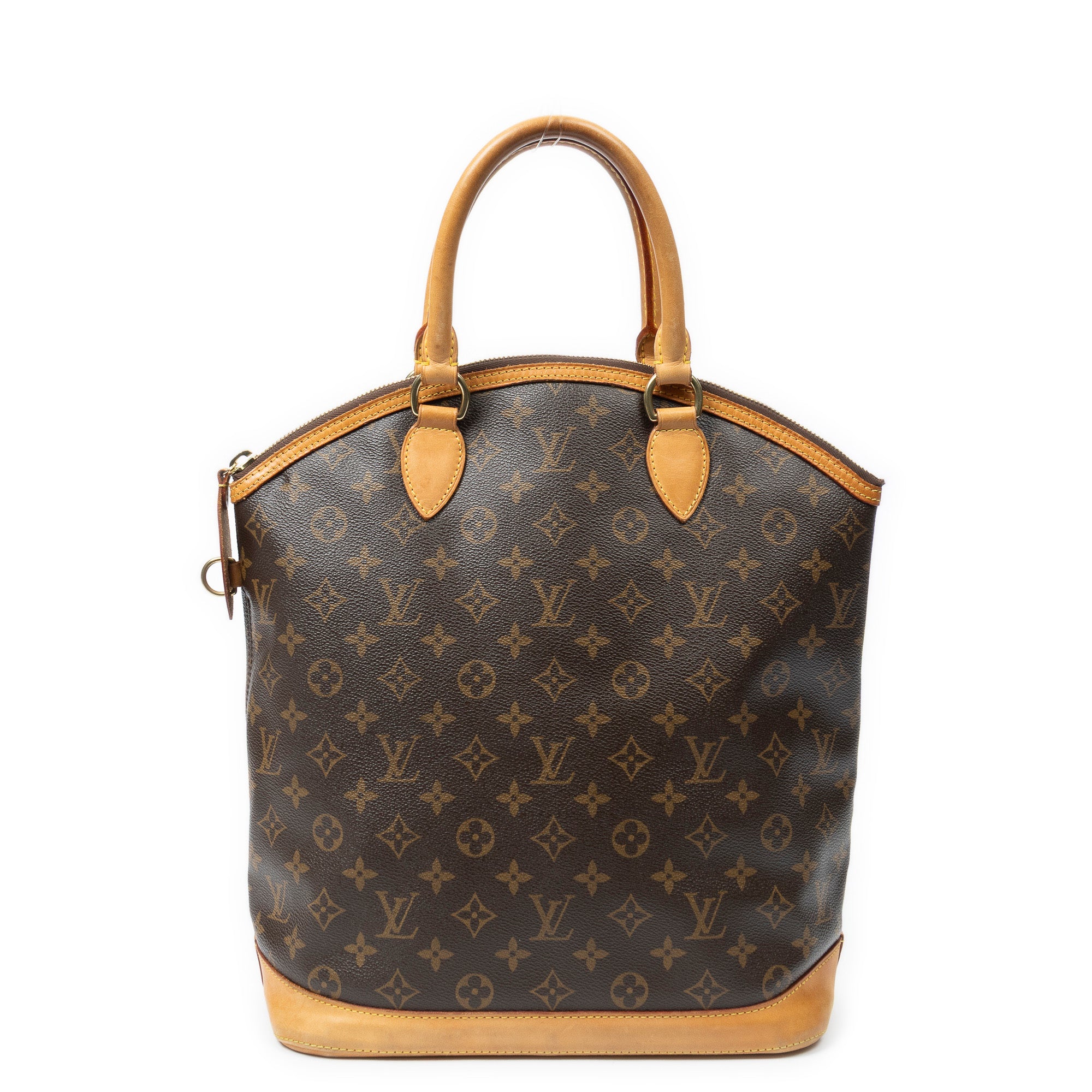 Shoulder Bag Lockit Vertical GM Brown Monogram Canvas