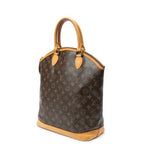 Shoulder Bag Lockit Vertical GM Brown Monogram Canvas
