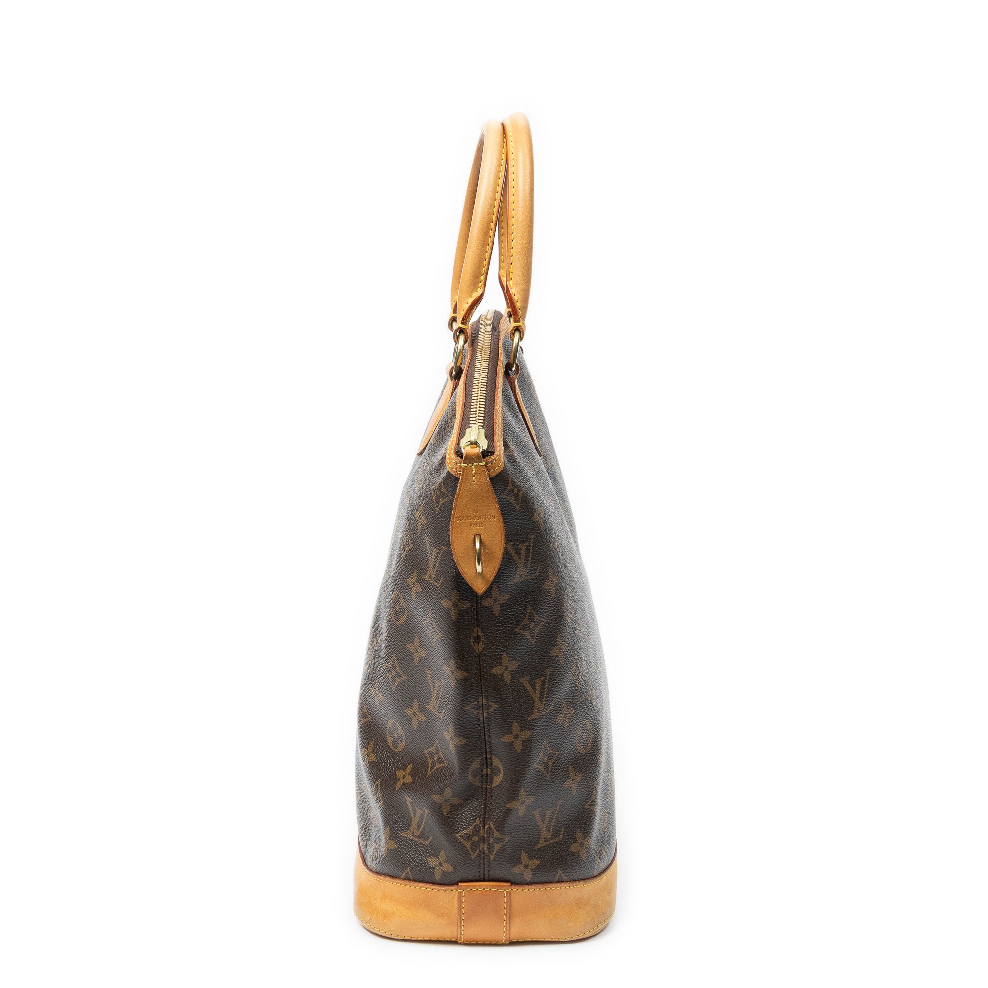 Shoulder Bag Lockit Vertical GM Brown Monogram Canvas