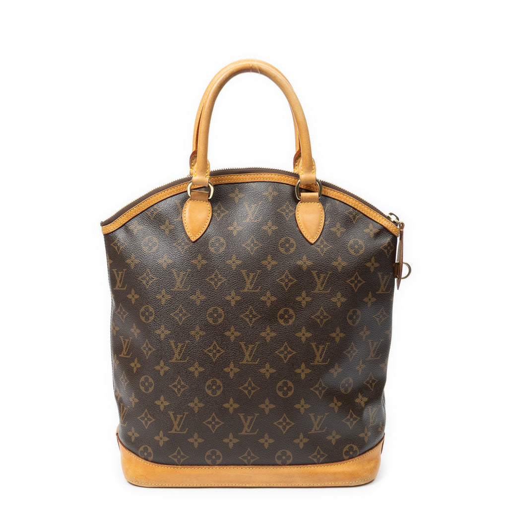 Shoulder Bag Lockit Vertical GM Brown Monogram Canvas