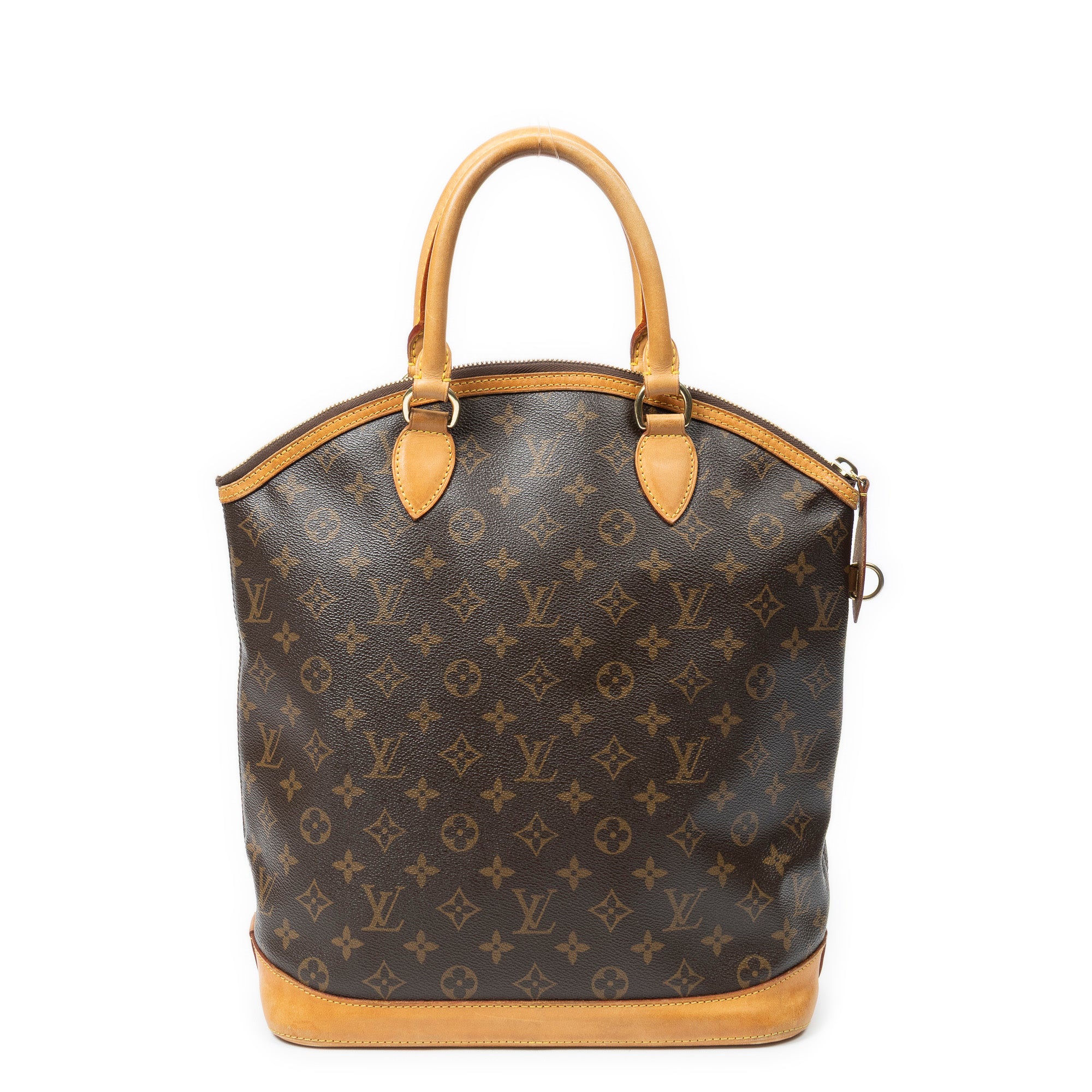 Shoulder Bag Lockit Vertical GM Brown Monogram Canvas