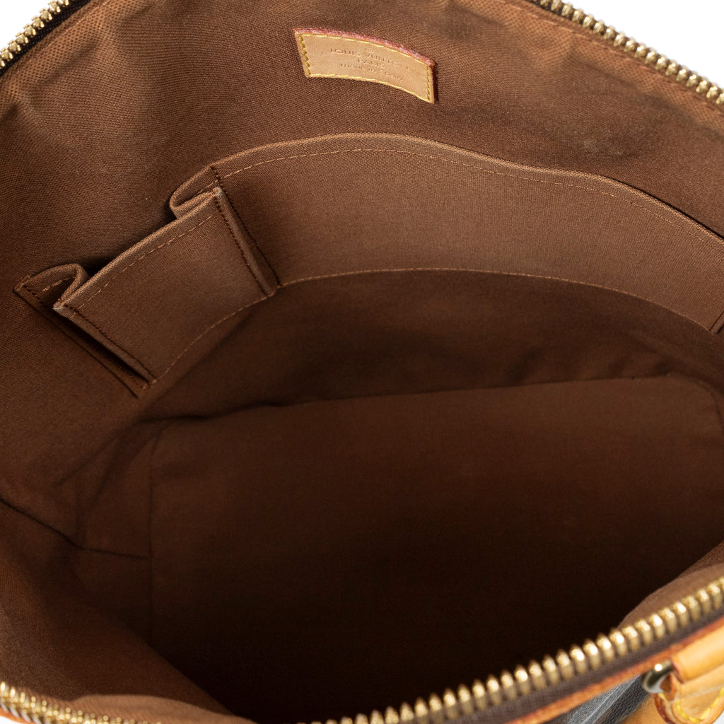 Shoulder Bag Lockit Vertical GM Brown Monogram Canvas