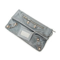 Clutch Giant 21 Envelope Clutch Teal Distressed Leather