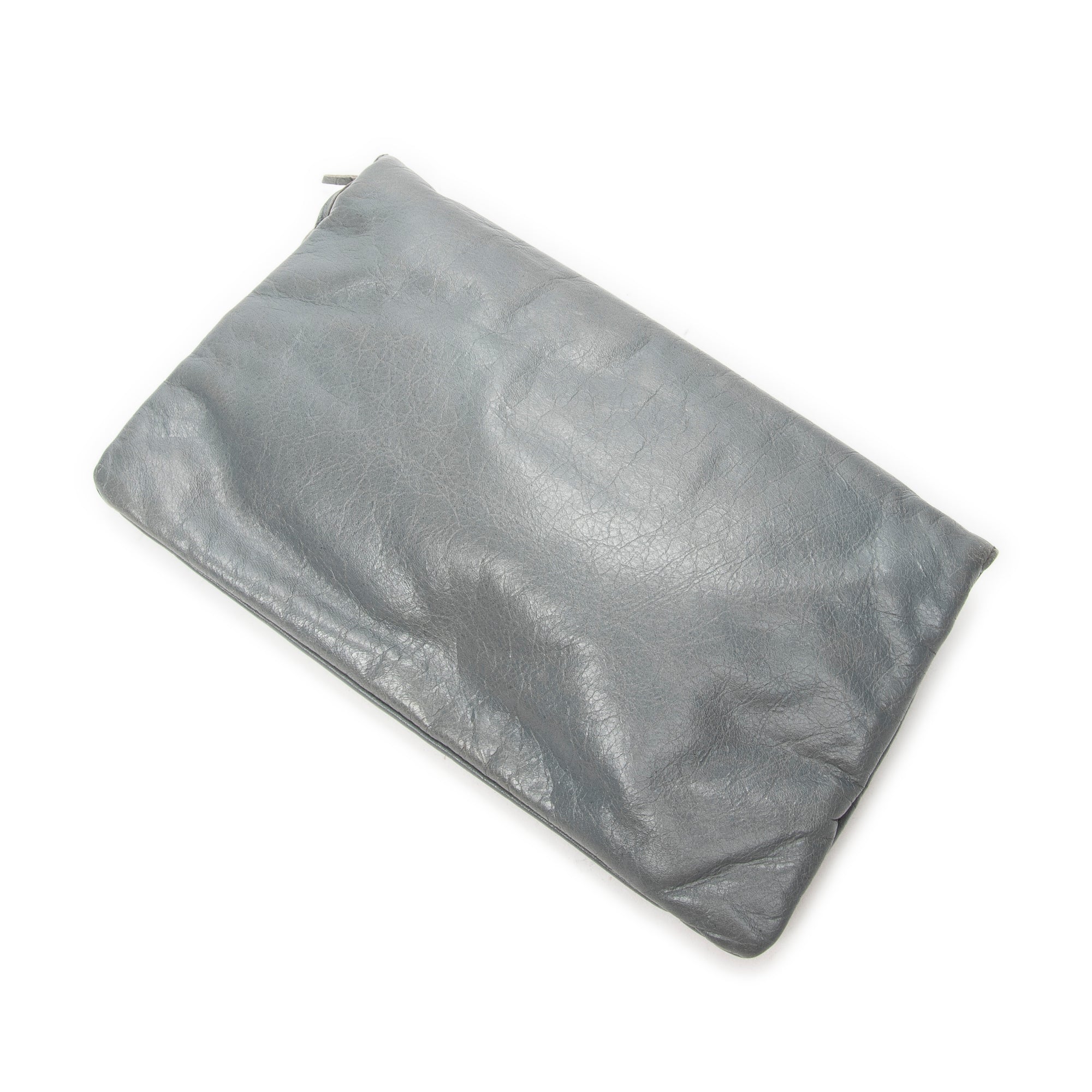 Clutch Giant 21 Envelope Clutch Teal Distressed Leather