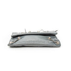 Clutch Giant 21 Envelope Clutch Teal Distressed Leather