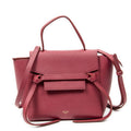Shoulder Bag Nano Belt Bag Raspberry Pink Grained Calfskin Leather