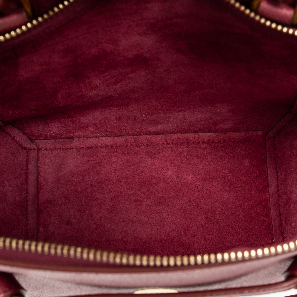 Shoulder Bag Nano Belt Bag Raspberry Pink Grained Calfskin Leather