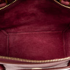 Shoulder Bag Nano Belt Bag Raspberry Pink Grained Calfskin Leather