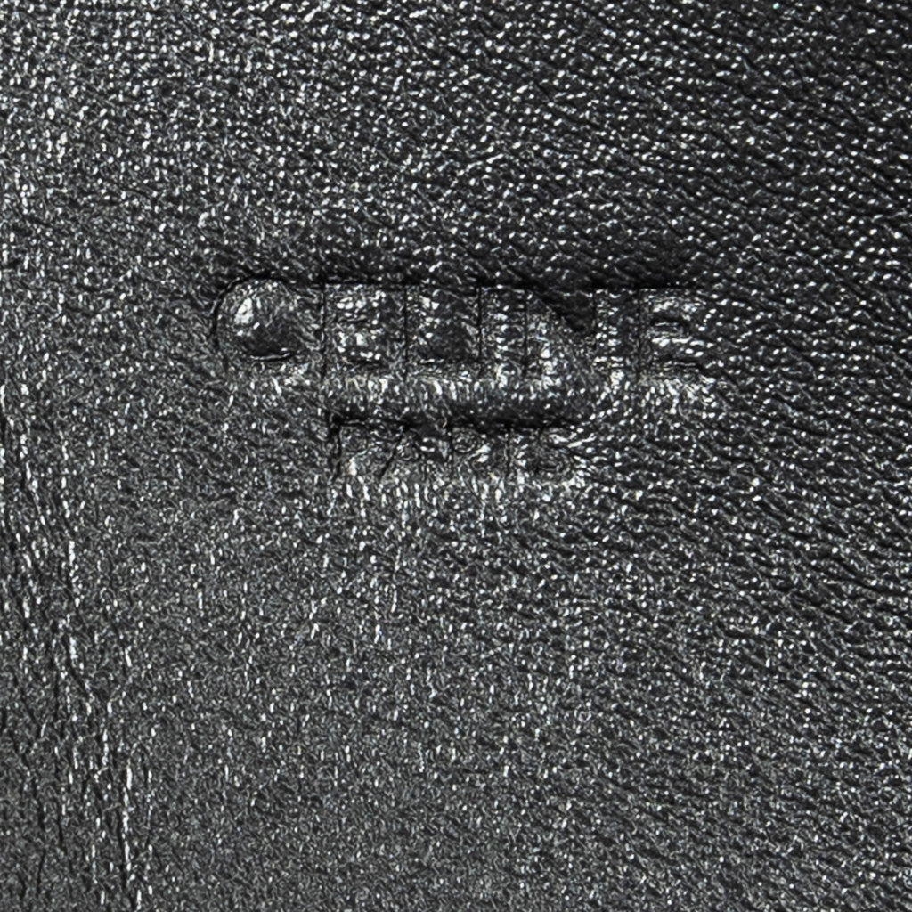 Shoulder Bag Medium Vertical Cabas Black Triomphe Coated Canvas